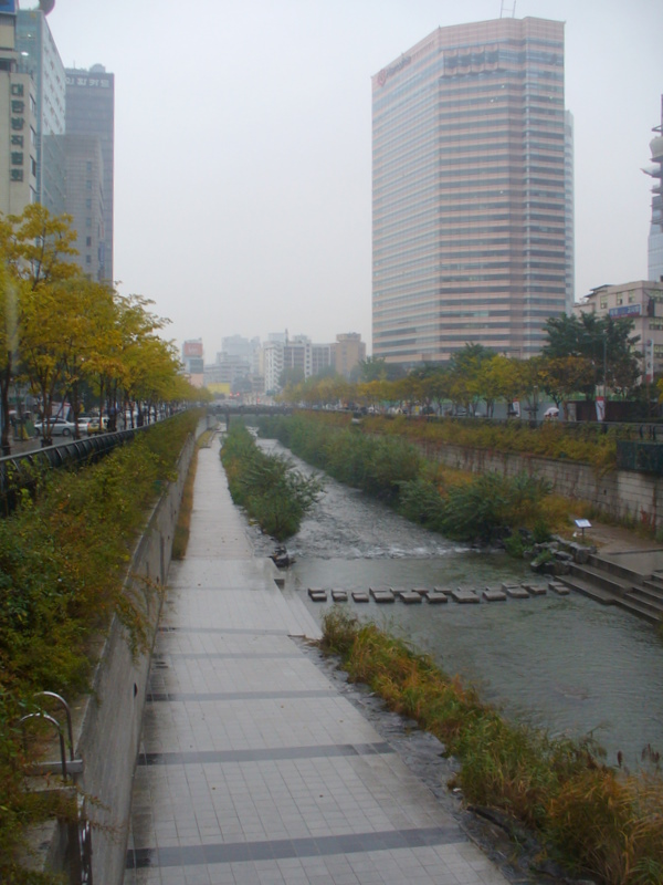 River walk - it rains