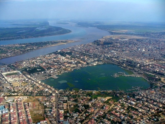 The lake before being filled