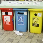 Separate color coded bins in Singapore