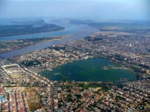 The lake as it was before